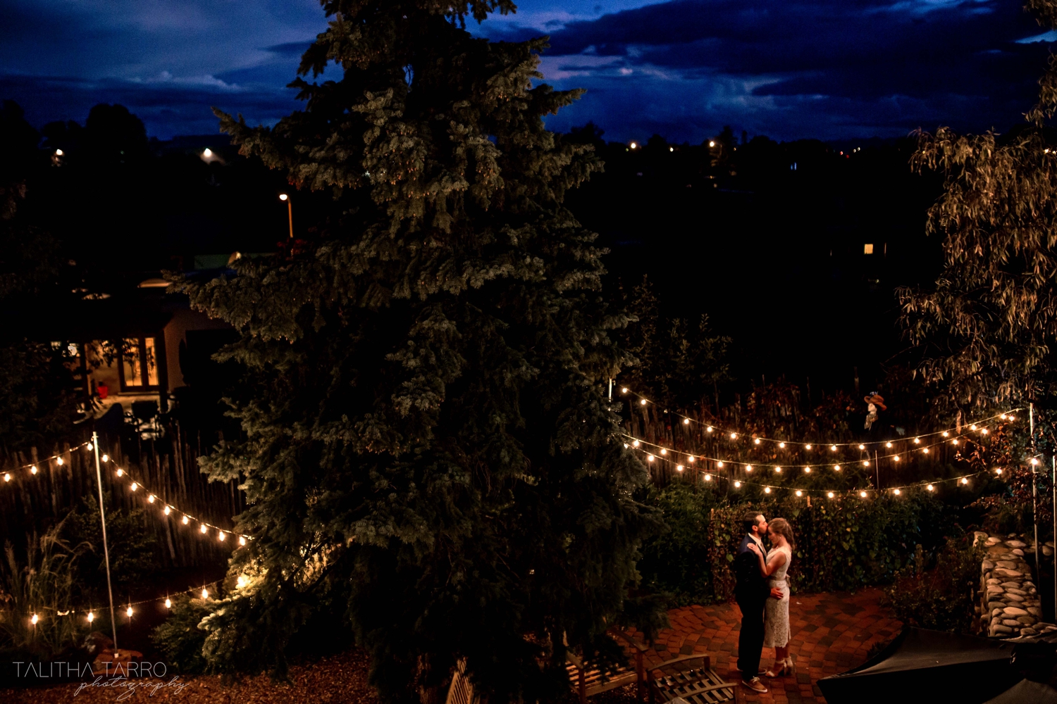 Santa Fe Backyard Wedding Reception