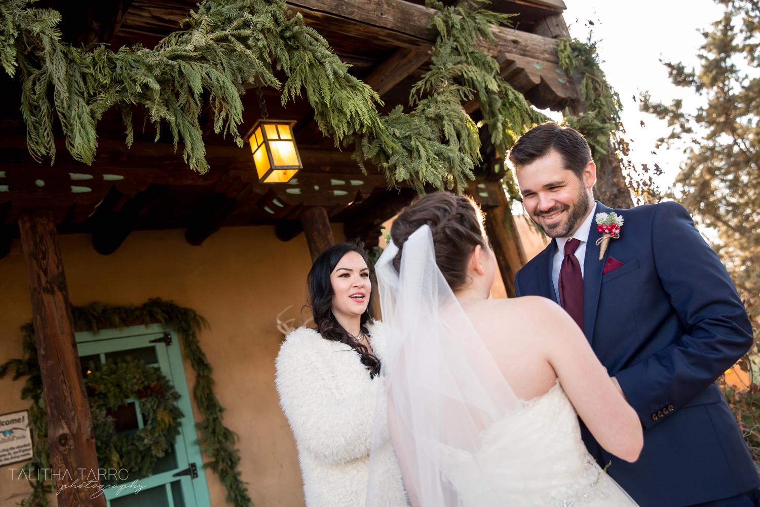 Santa Fe Outdoor Winter Wedding