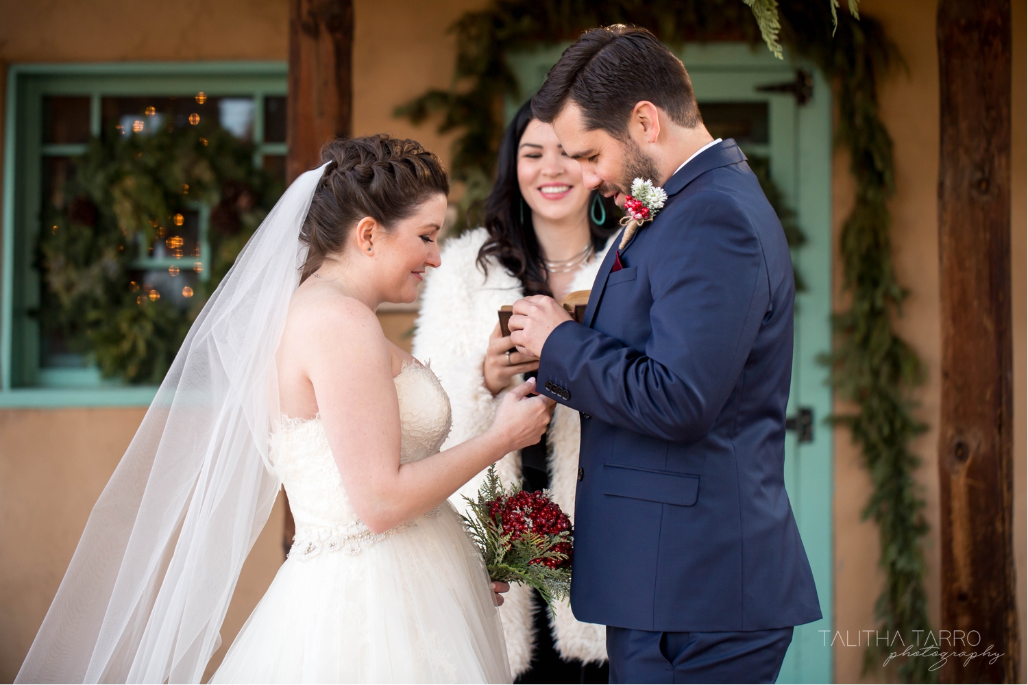 Santa Fe Outdoor Winter Wedding