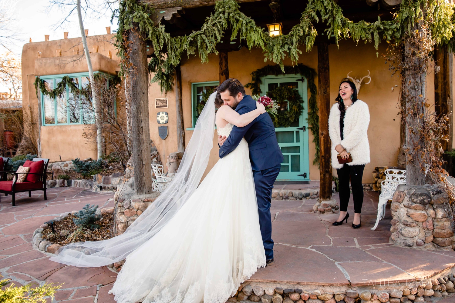 Santa Fe Outdoor Winter Wedding