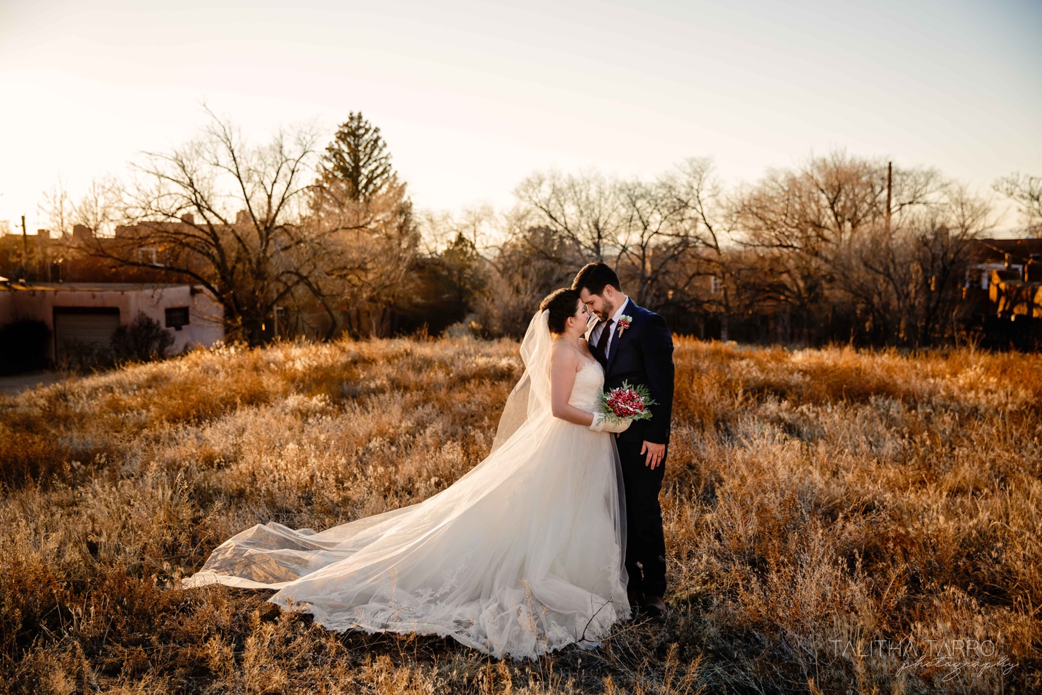 Santa Fe Outdoor Winter Wedding