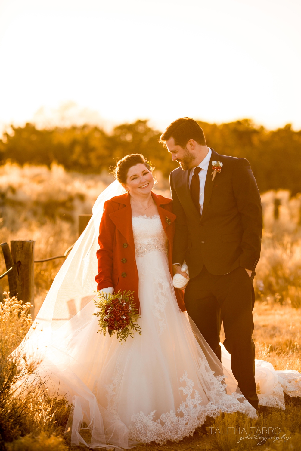 Santa Fe Outdoor Winter Wedding