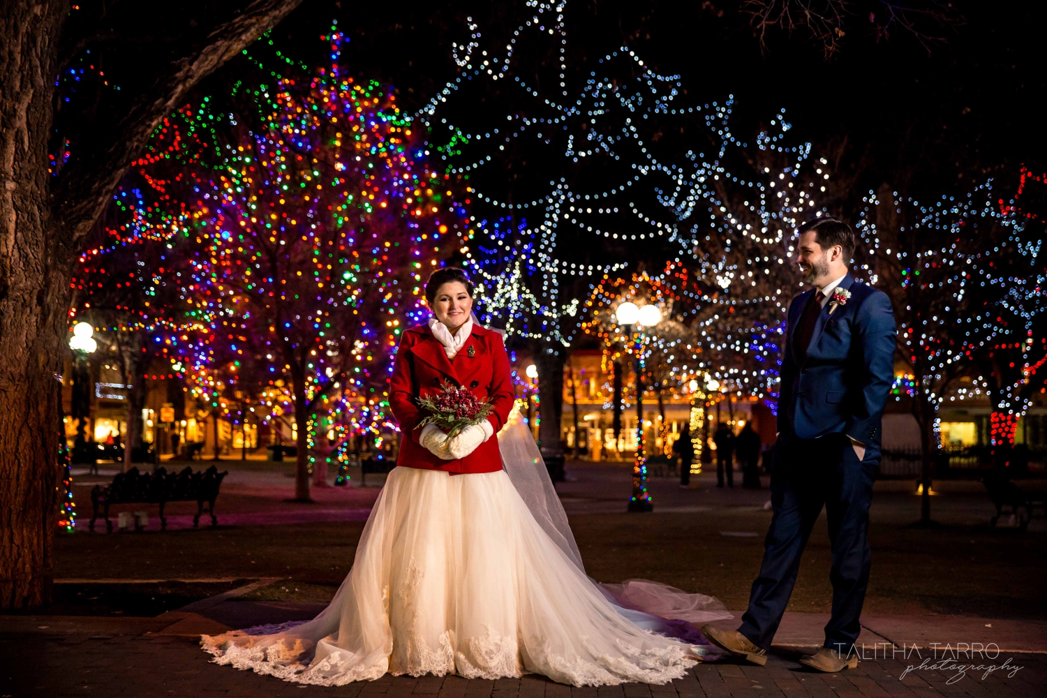 Santa Fe Outdoor Winter Wedding