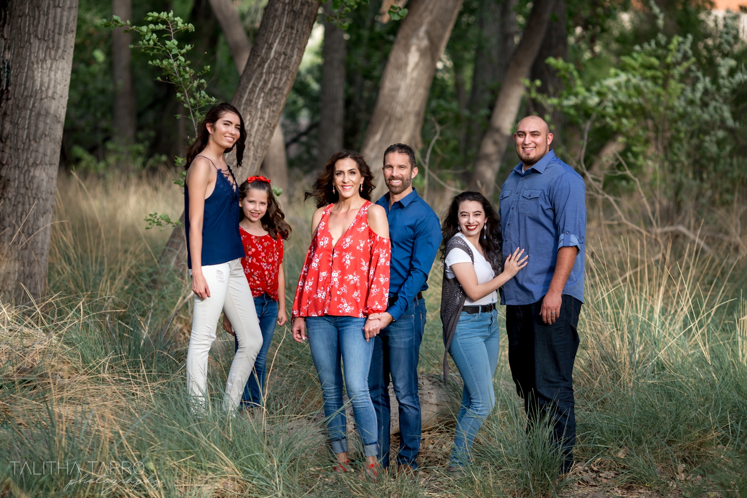 Family Photography Session in the Bosque