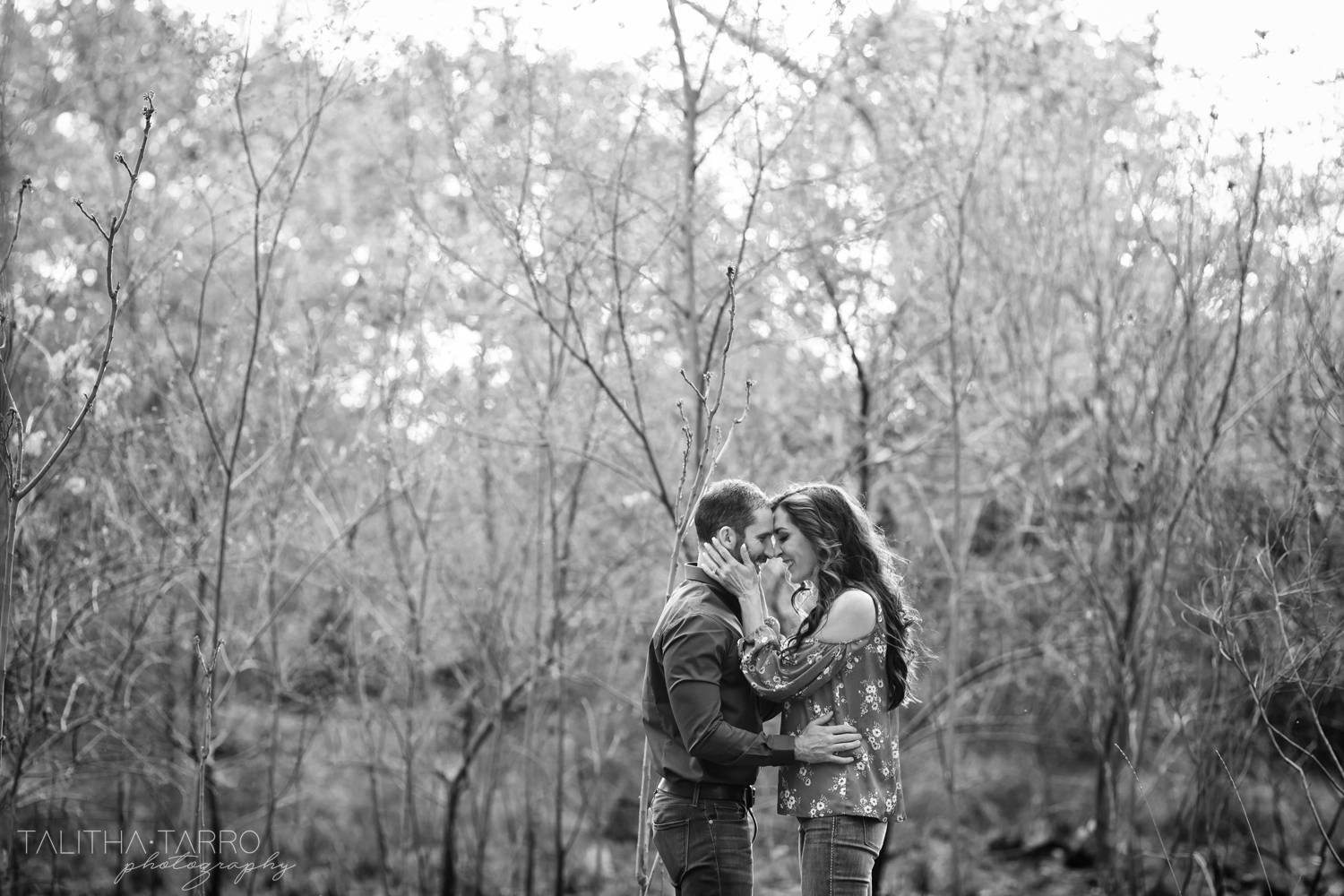 Engagement Photography Session in the Bosque