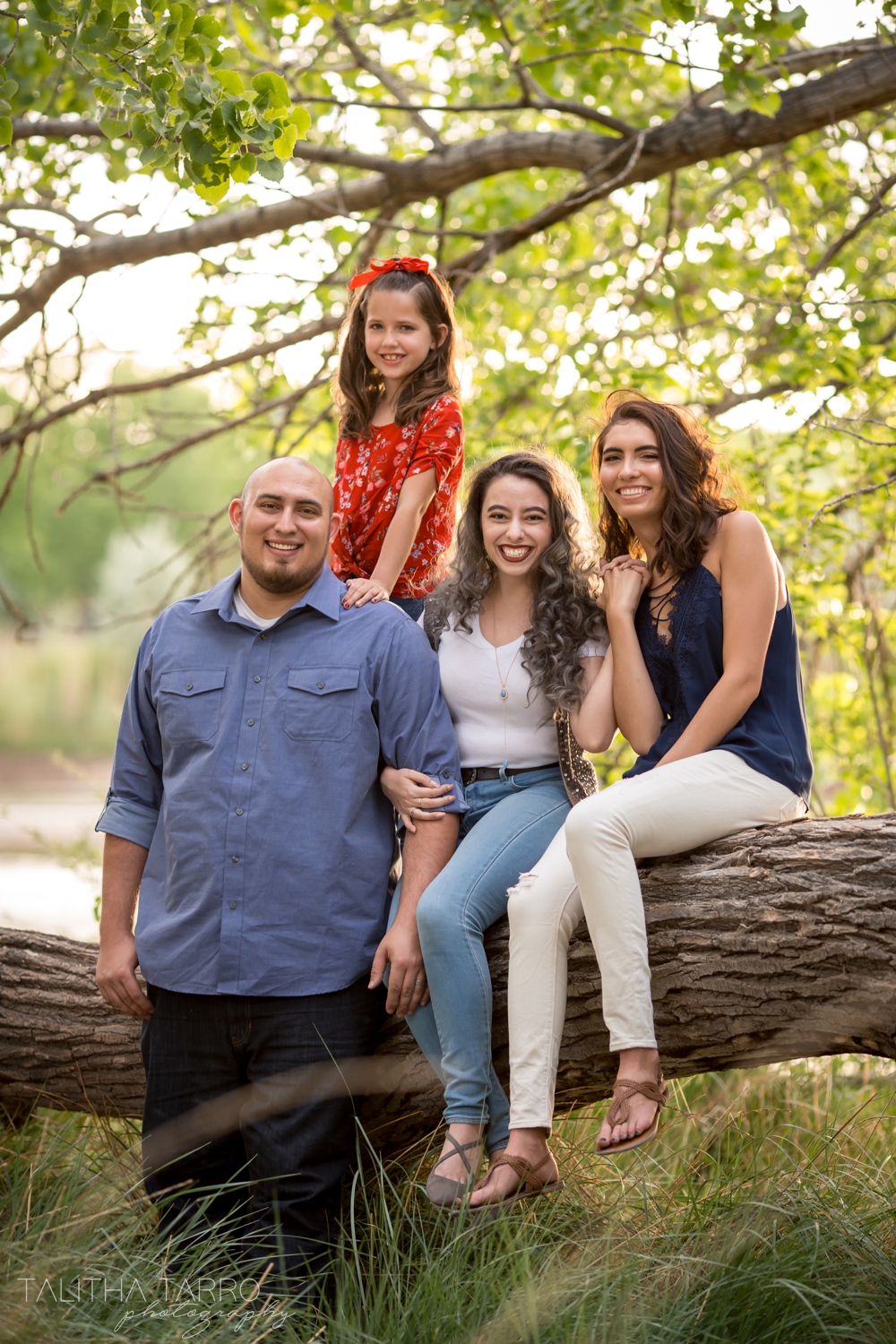 Family Photography Session in the Bosque